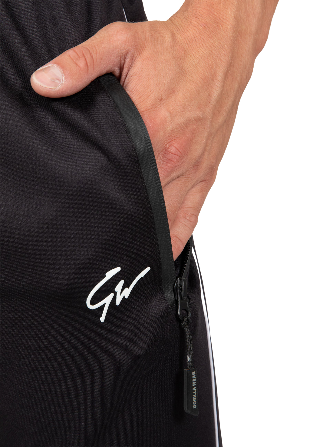 Wenden Track Shorts - Black/White