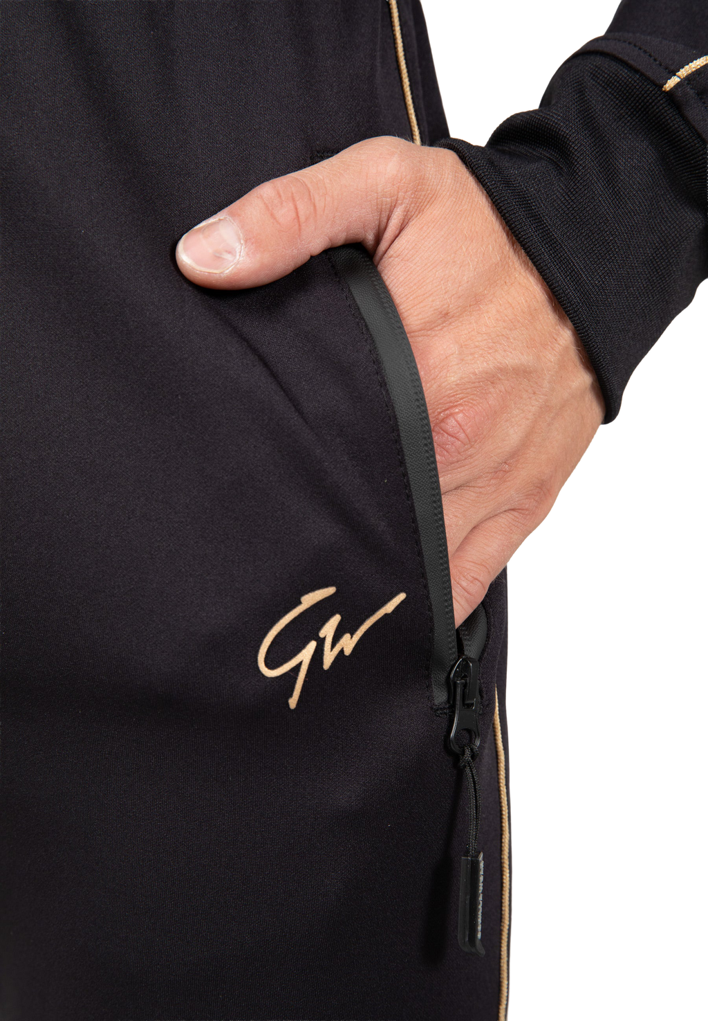 Wenden Track Shorts - Black/Gold