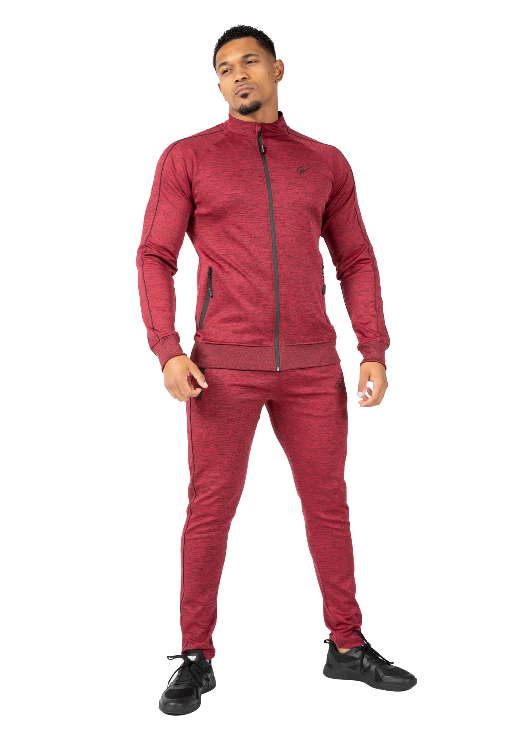 Wenden Track Pants - Burgundy Red