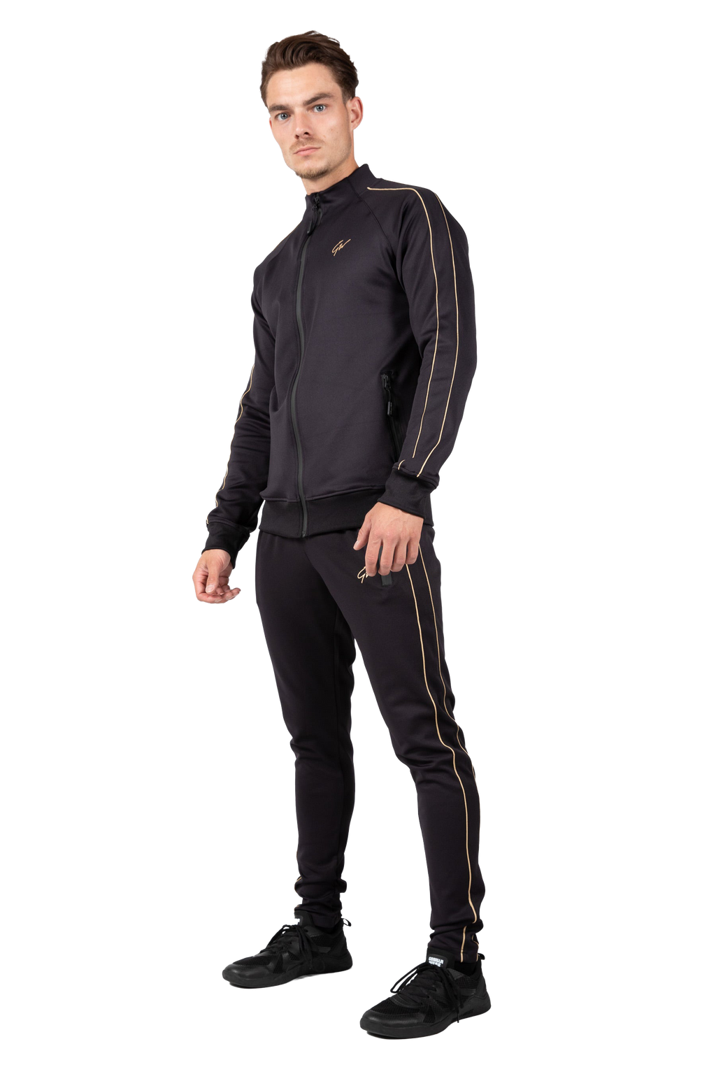 Wenden Track Pants - Black/Gold