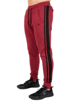 Banks Sweatpants - Burgundy Red/Black