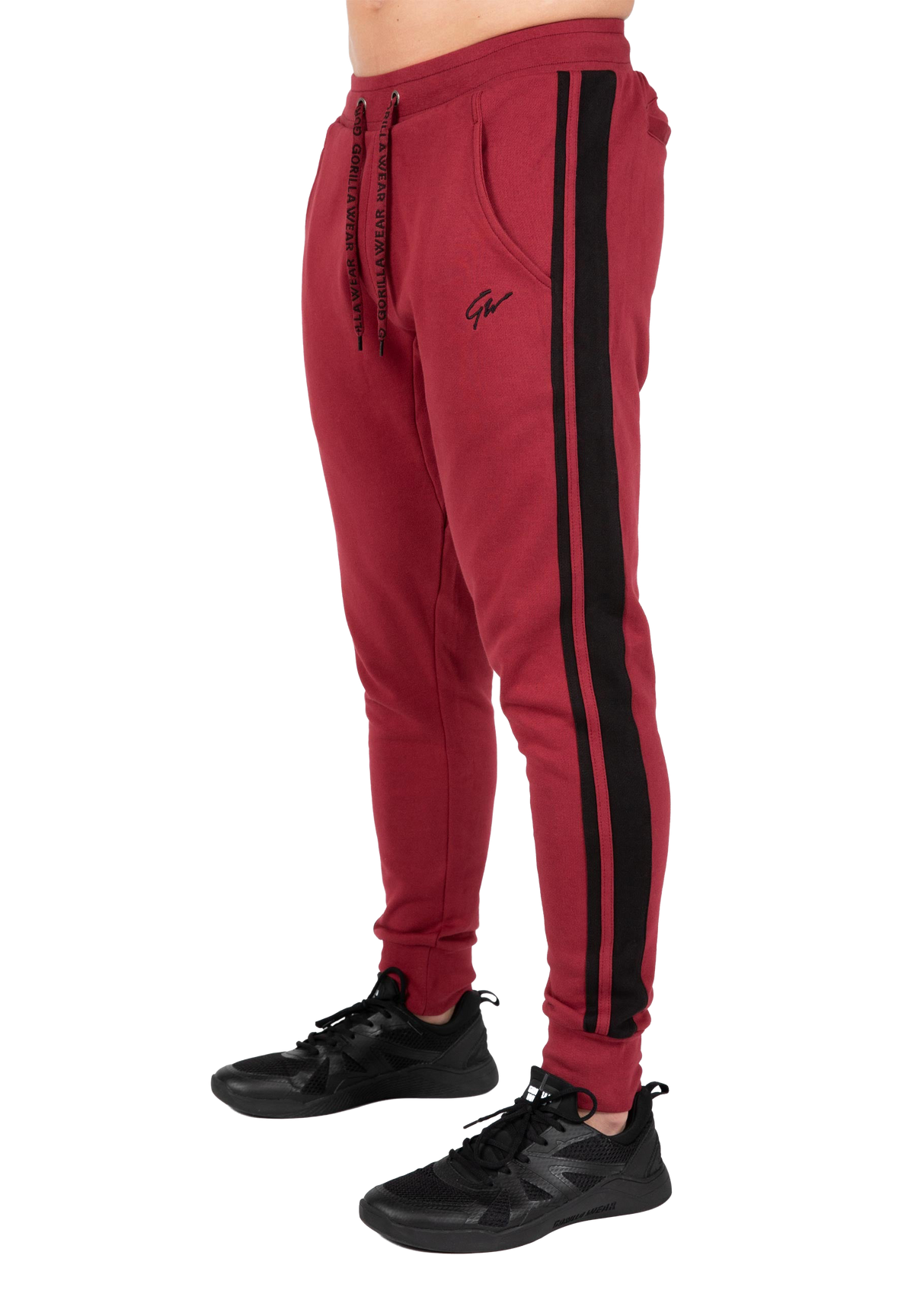 Banks Sweatpants - Burgundy Red/Black