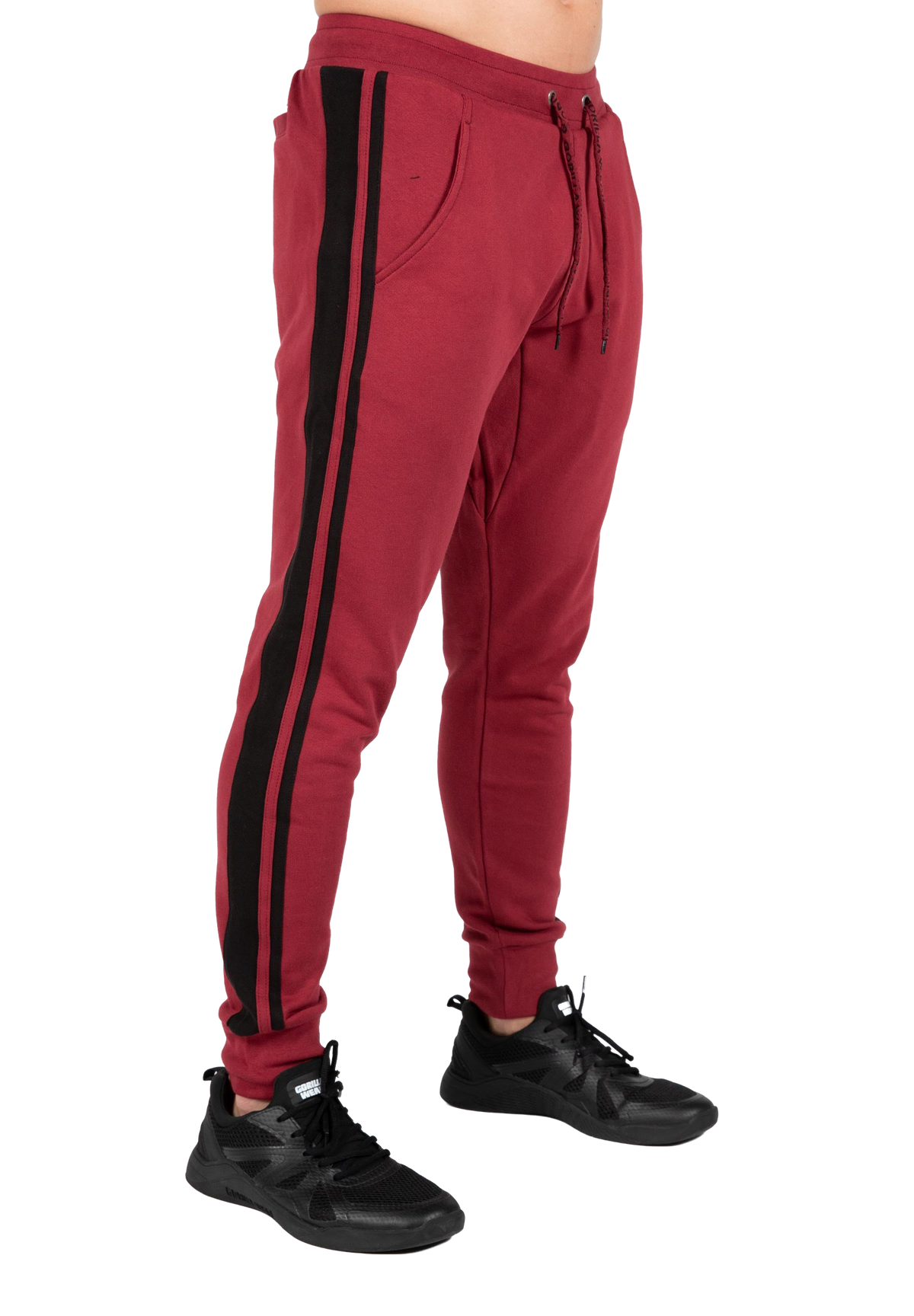 Banks Sweatpants - Burgundy Red/Black