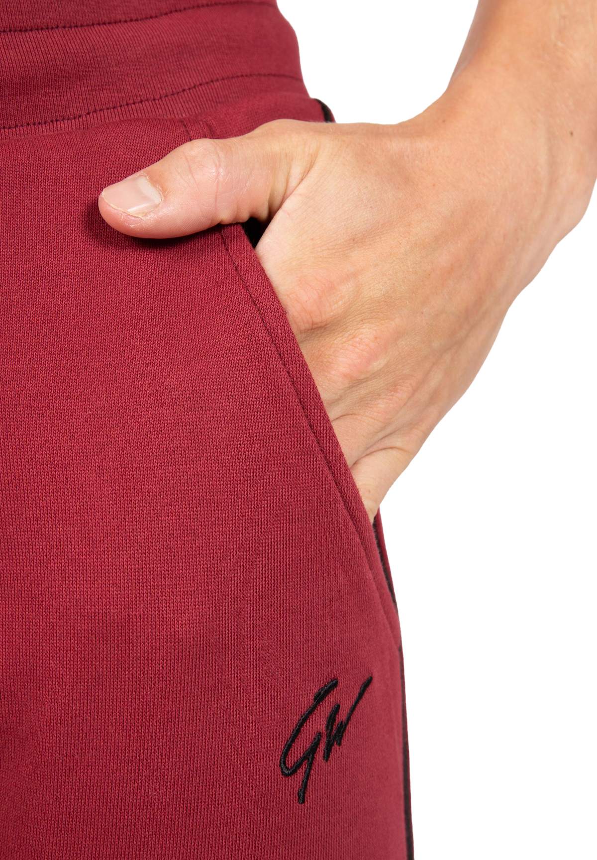 Banks Sweatpants - Burgundy Red/Black