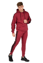 Banks Sweatpants - Burgundy Red/Black