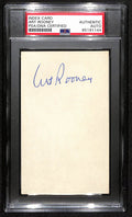 Art Rooney HOF Signed/Auto 3x5 Index Card Pittsburgh Steelers PSA/DNA 187485