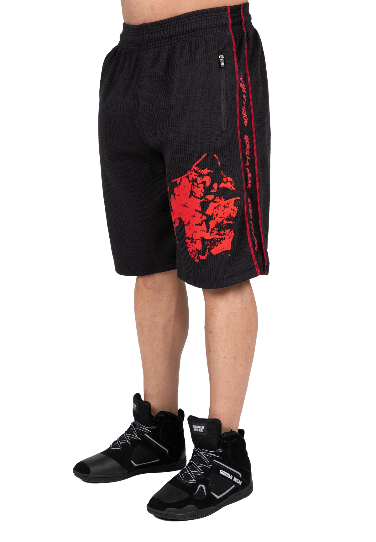 Buffalo Old School Shorts - Black/Red