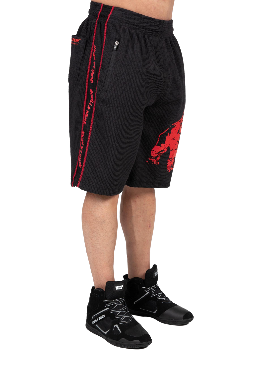 Buffalo Old School Shorts - Black/Red