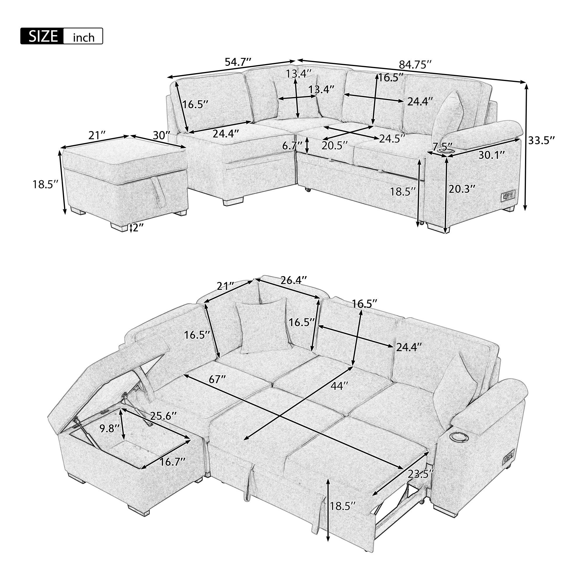 Sleeper Sofa Bed