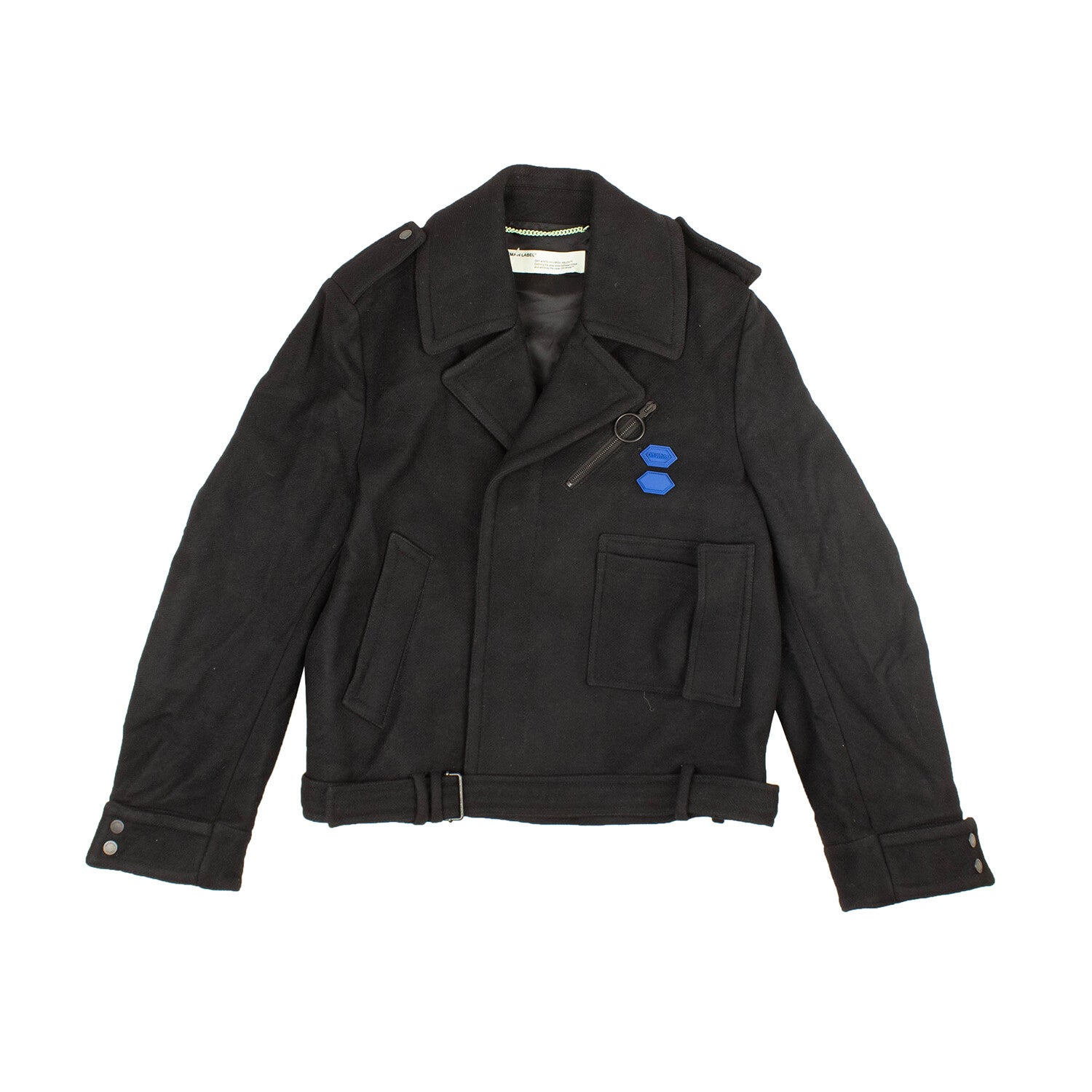 Black Crop Arrow Jacket
