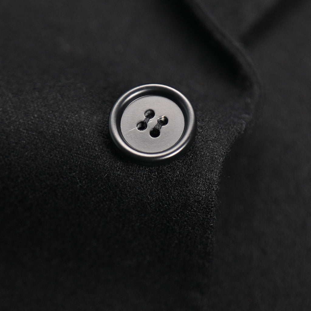 2 Button Wool Suit // Black Melange