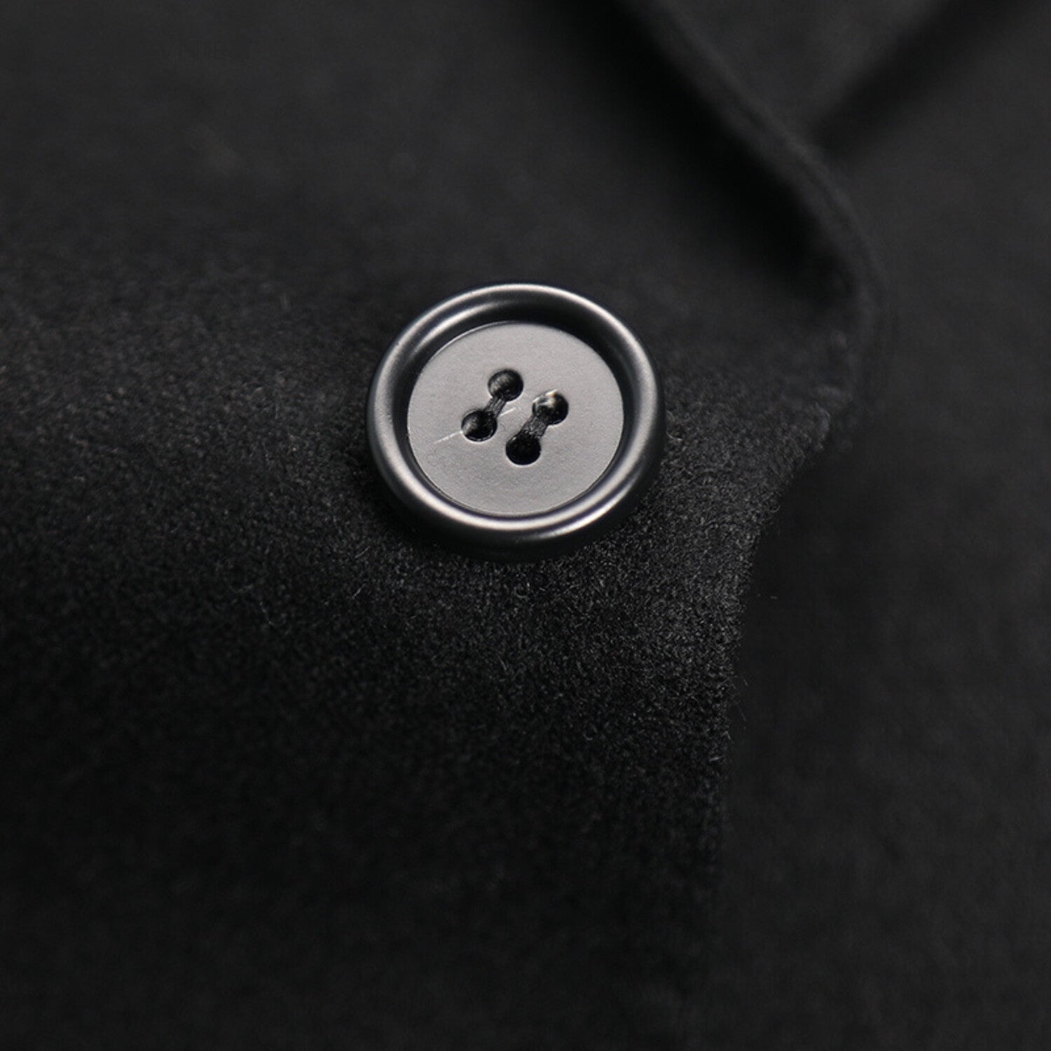 2 Button Wool Suit // Black Melange