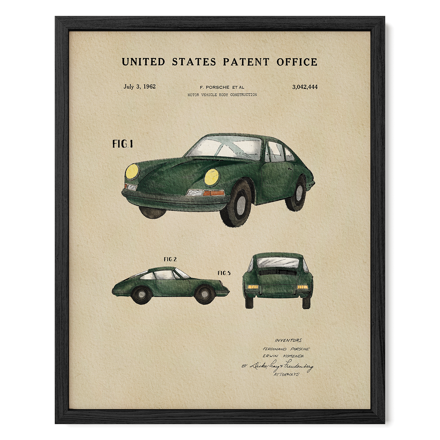 Green Sports Car (1964)