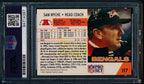 1990 Pro Set Sam Wyche #117 Card Signed Cincinnati Bengals PSA/DNA 176359