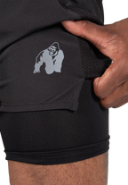 Modesto 2-In-1 Shorts - Black