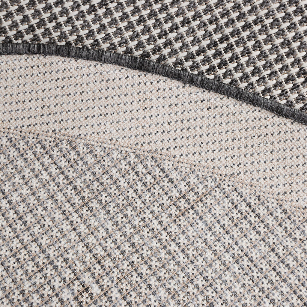 Jute Sisal Round Rug // Gray