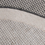 Jute Sisal Round Rug // Gray