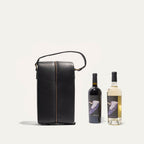 Hard Double Leather Wine Case