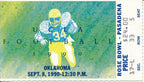 1990 UCLA Bruins vs. University of Oklahoma Football Game Ticket Stub 148648