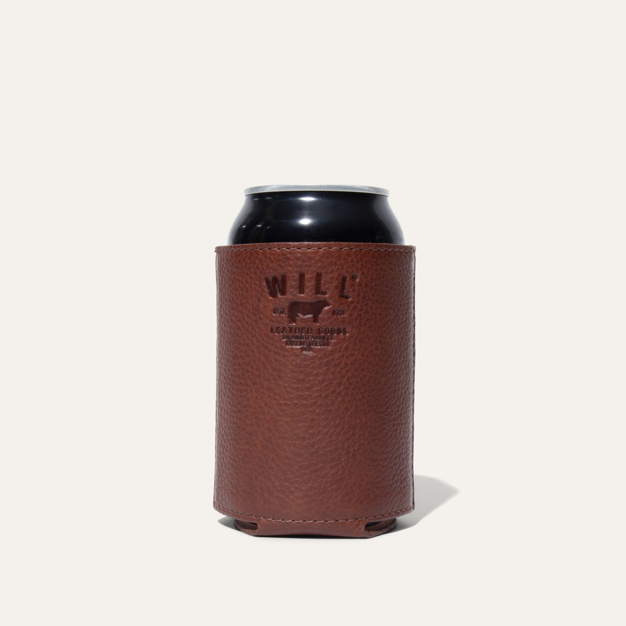 Leather Bottle & Can Holder