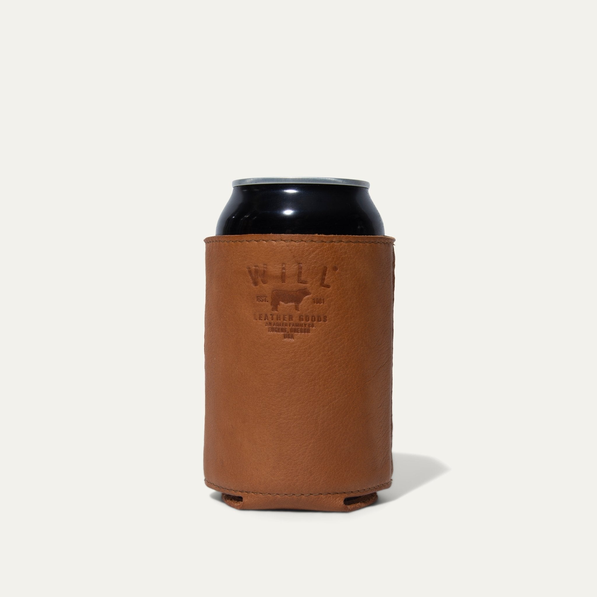 Leather Bottle & Can Holder