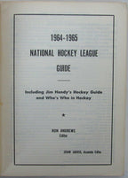1964-1965  NHL Media Fact Book Press and Radio Guide 143320
