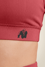 Meta Sports Bra - Burgundy Red