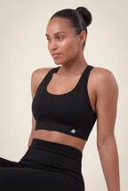 Yava Seamless Sports Bra - Black