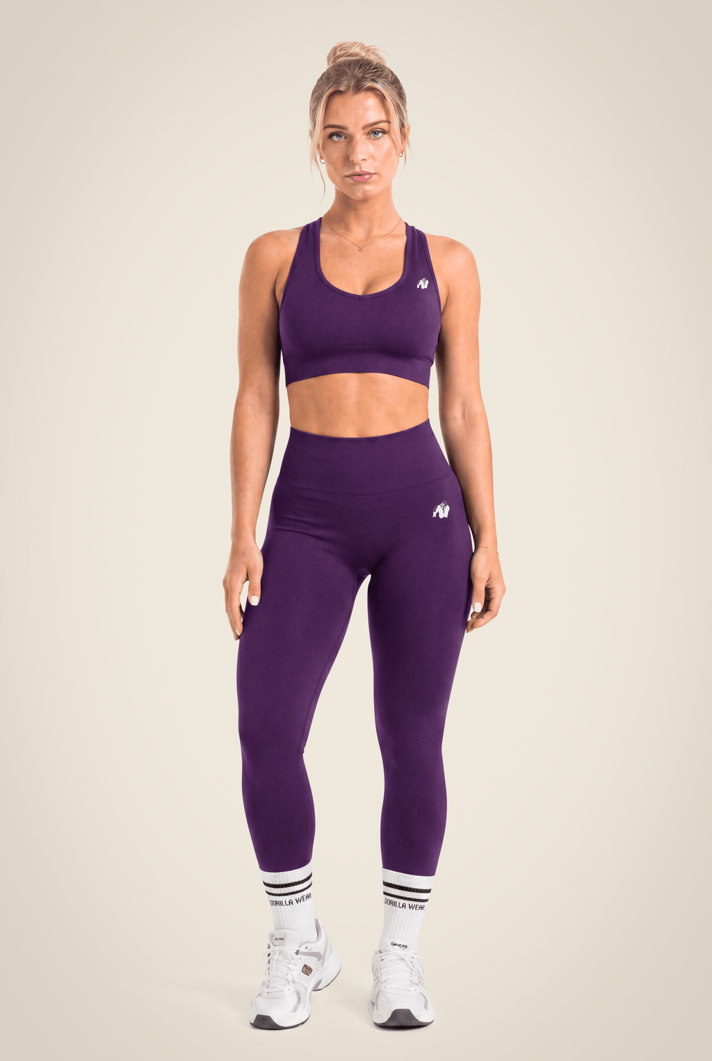 Neiro Seamless Sports Bra - Purple