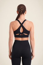 Hilton Seamless Bra - Black