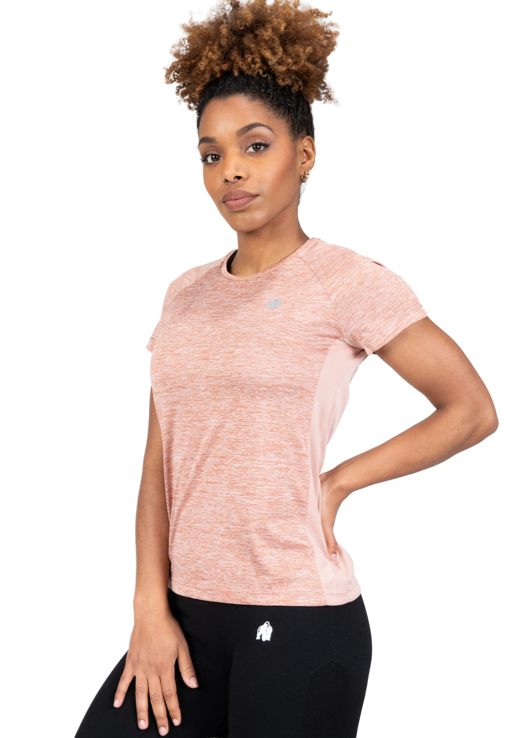 Monetta Performance T-Shirt - Salmon Pink