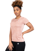 Monetta Performance T-Shirt - Salmon Pink