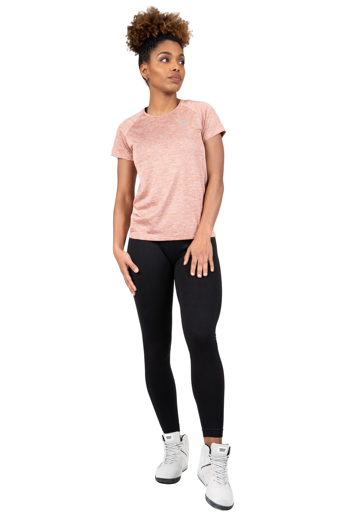 Monetta Performance T-Shirt - Salmon Pink