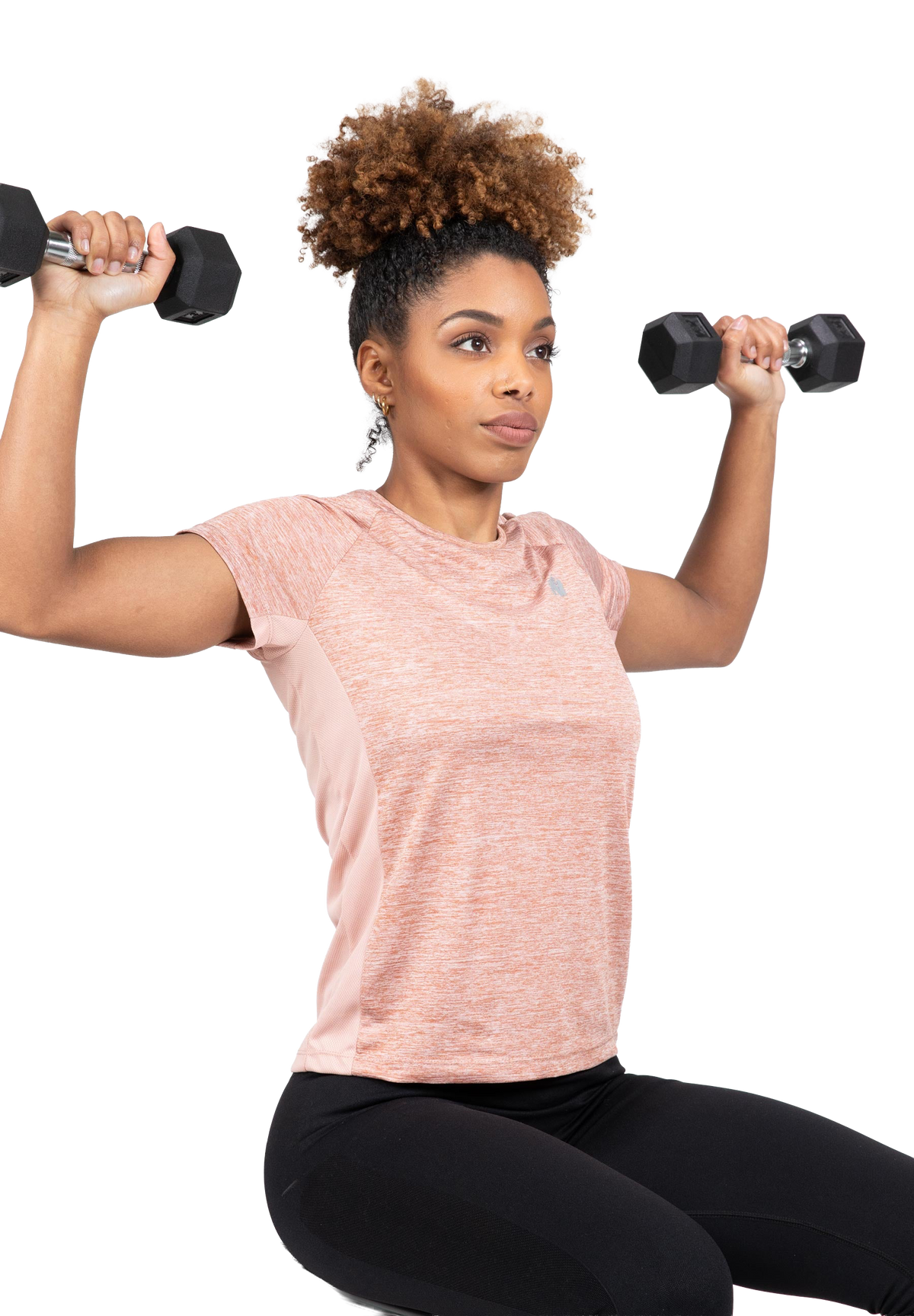 Monetta Performance T-Shirt - Salmon Pink