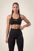 Quincy Seamless Sport Bra - Black