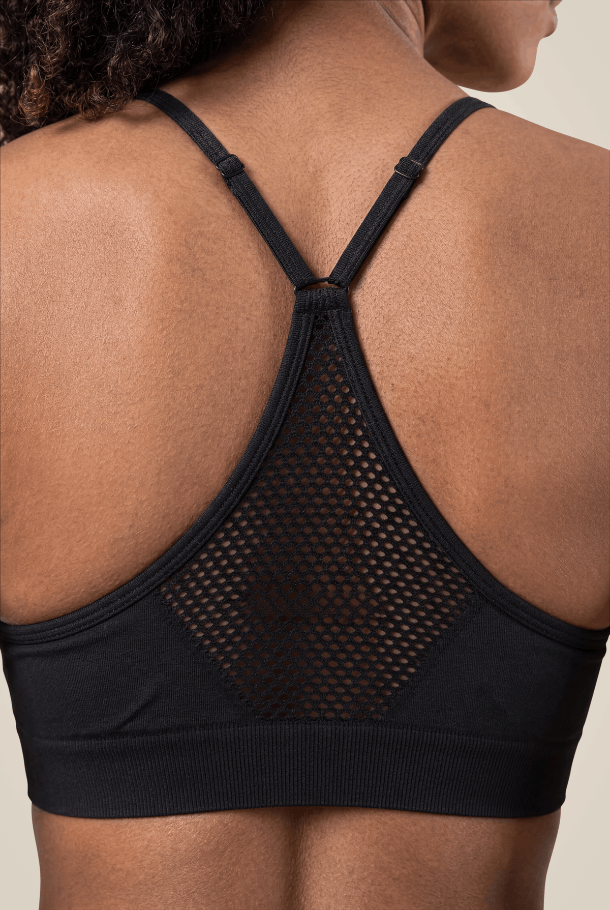 Quincy Seamless Sport Bra - Black