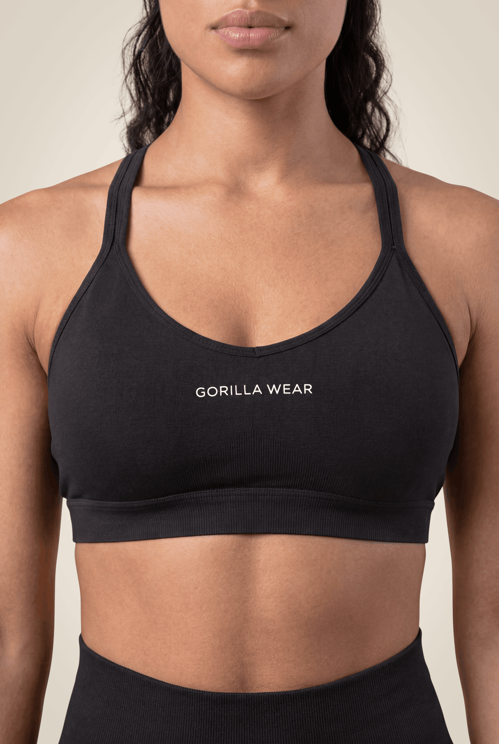 Quincy Seamless Sport Bra - Black