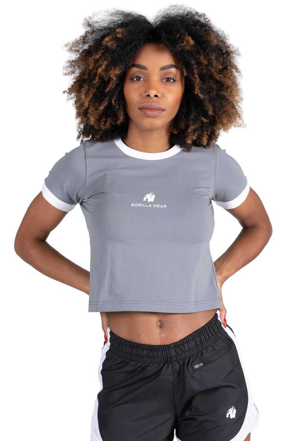 New Orleans Cropped T-shirt - Gray