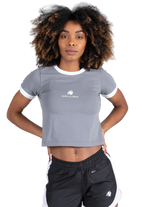 New Orleans Cropped T-shirt - Gray