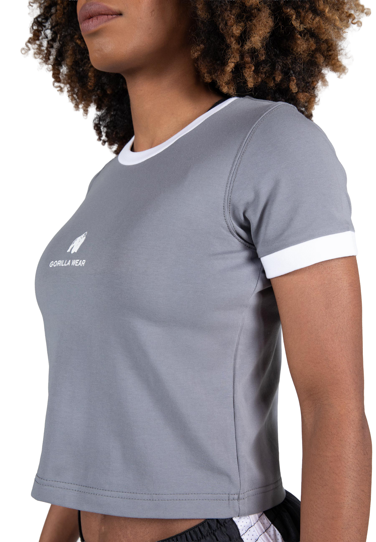 New Orleans Cropped T-shirt - Gray