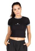 New Orleans Cropped T-shirt - Black
