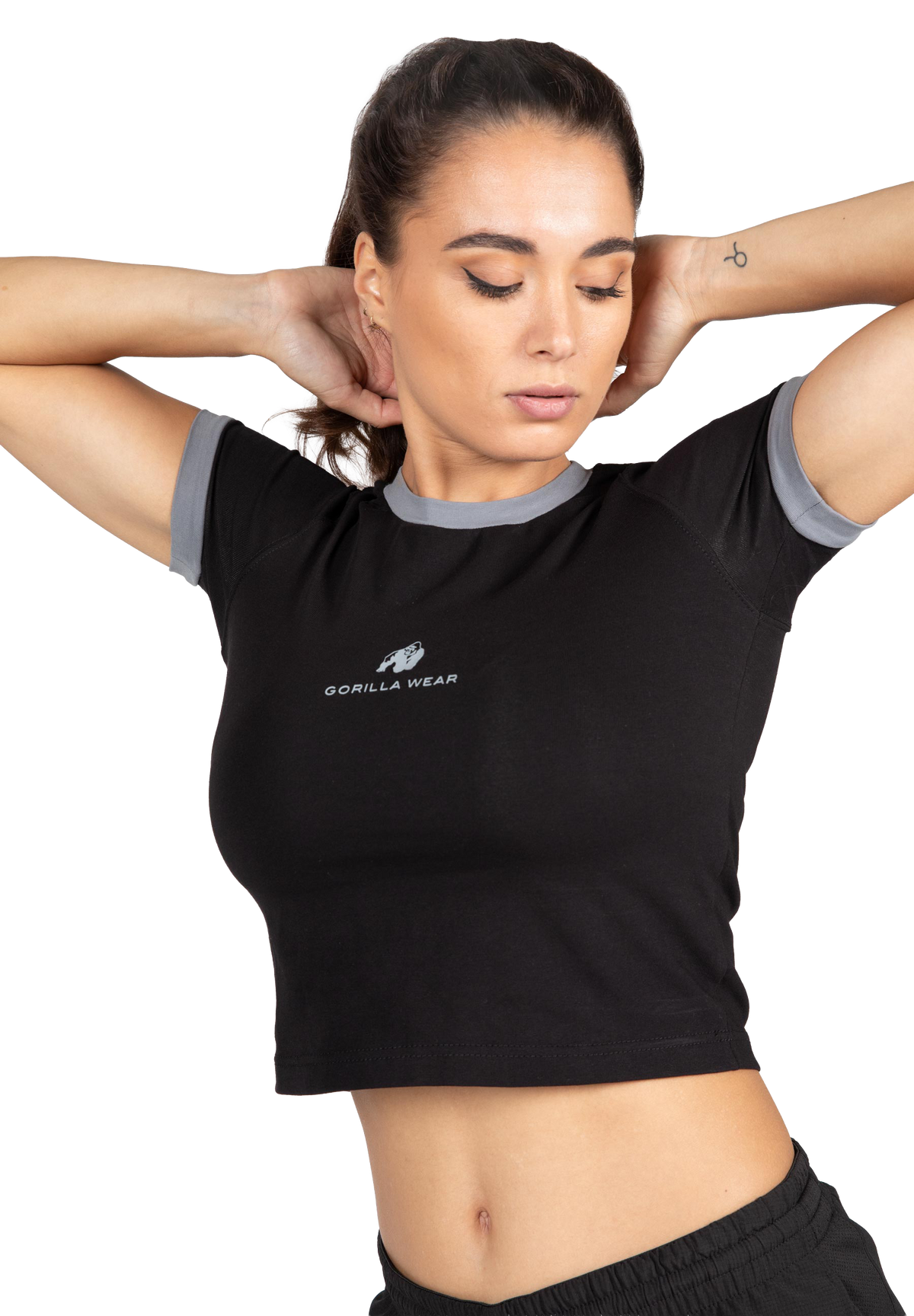 New Orleans Cropped T-shirt - Black