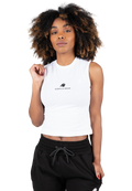 Livonia Crop Top - White