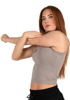 Livonia Crop Top - Beige