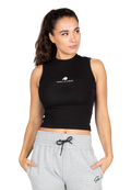 Livonia Crop Top -Black