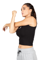 Livonia Crop Top -Black