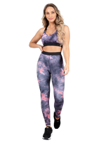 Colby Sports Bra - Gray/Pink