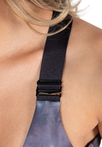 Colby Sports Bra - Gray/Pink