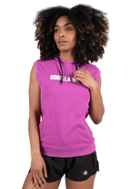 Virginia Sleeveless Hoodie - Pink