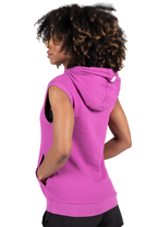 Virginia Sleeveless Hoodie - Pink